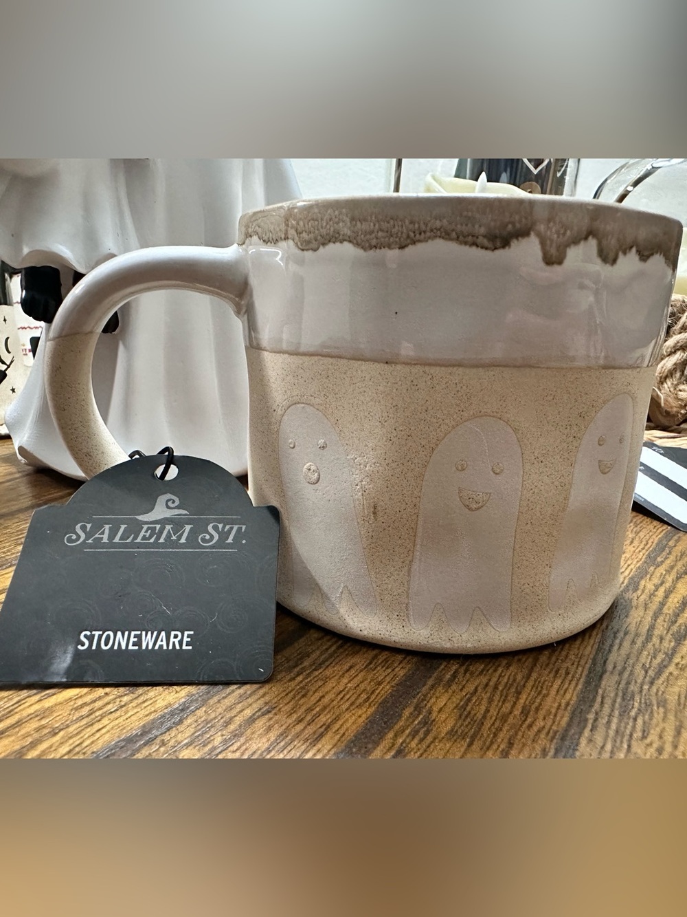 Beige Ghost Stoneware Mug